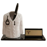 Shayona Personalized Doctor Desk Name Plate with Pen Holder | Custom Medical Office Tabletop Gift for Doctors, Physicians & Medical Professionals"