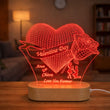 Personalized 3D Illusion LED Lamp for Valentine Day
