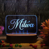 Shayona  3D Illusion Personalized LED Lamp for Couples