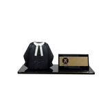 Shayona Gift Shop- Personalized Advocate Desk Name Plate with Lawyer Coat Pen Holder black color | Custom Legal Professional Gift | Advocate Office Desk Organizer