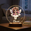 Shayona Gift Shop-Personalized LED Night Lamp for Kids with Fairy Design | Custom Name Gift Light for Girls - Birthday, Room Decor