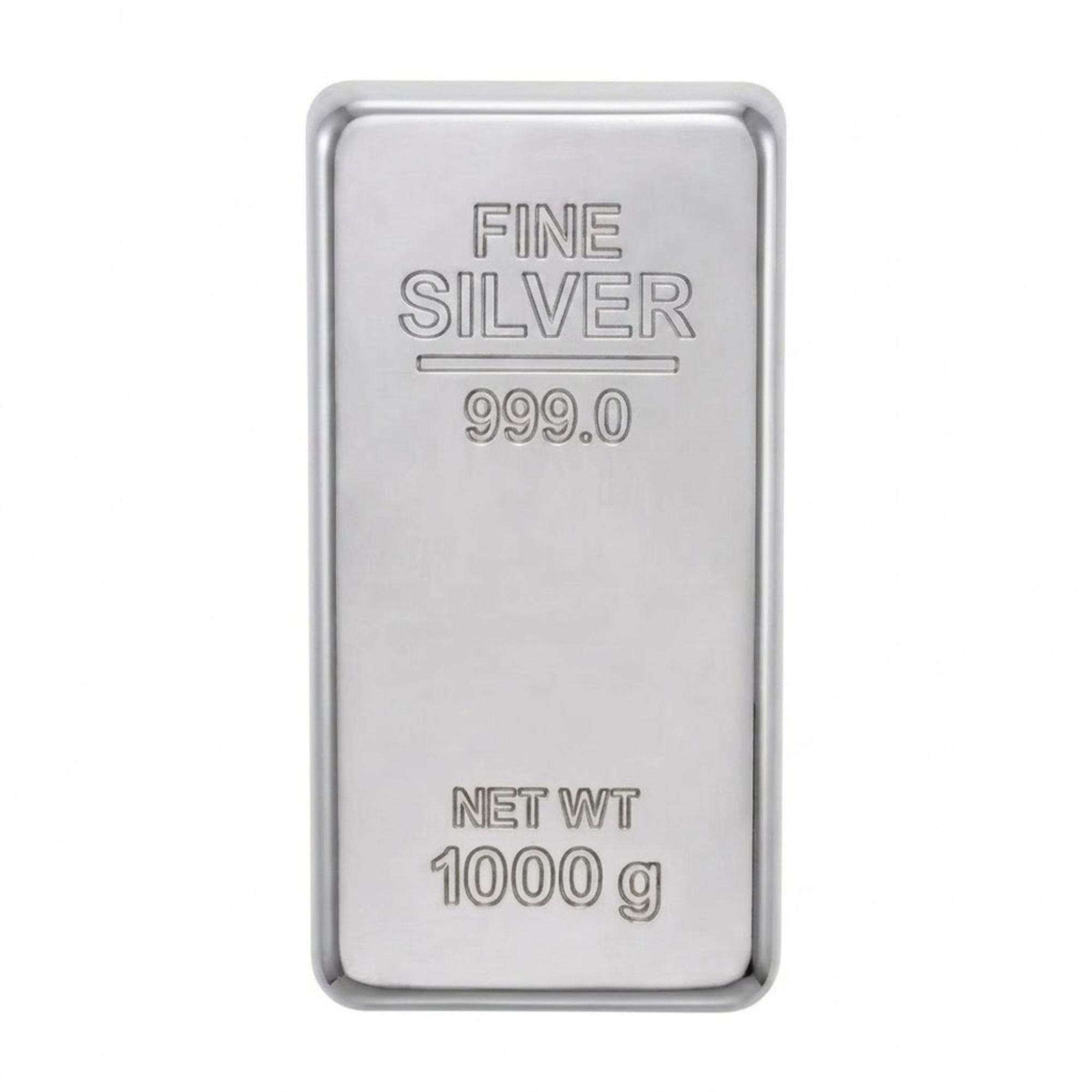 SHAYONA Silver Bar Shape Metal Paper Weight for Office Desk | Premium Decorative Paper Holder for Home & Office