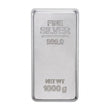 SHAYONA Silver Bar Shape Metal Paper Weight for Office Desk | Premium Decorative Paper Holder for Home & Office