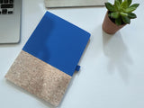 SHAYONA GIFT SHOP-Modern Professional Cork and PU Leather Diary – Personalized Gifting Notebook