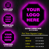 Shayona Personalized super hero  Backlit LED Logo