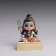 Shayona Gift Shop-Cute Little Shiva Caricature Wooden Standee | Divine Little Mahadev Tabletop Accent & Spiritual Car Dashboard Decor