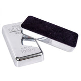 SHAYONA Silver Bar Shape Metal Paper Weight for Office Desk | Premium Decorative Paper Holder for Home & Office