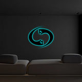 Shayona Personalized  GAMING Backlit LED Logo with Acrylic Finish