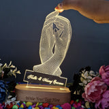 SHAYONA Personalized Love Hand Shake  lamp
