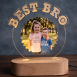 Shayona Gift Shop-Personalized LED Photo Lamp | Best Bro Gift | Custom Name Light for Brother & Sister
