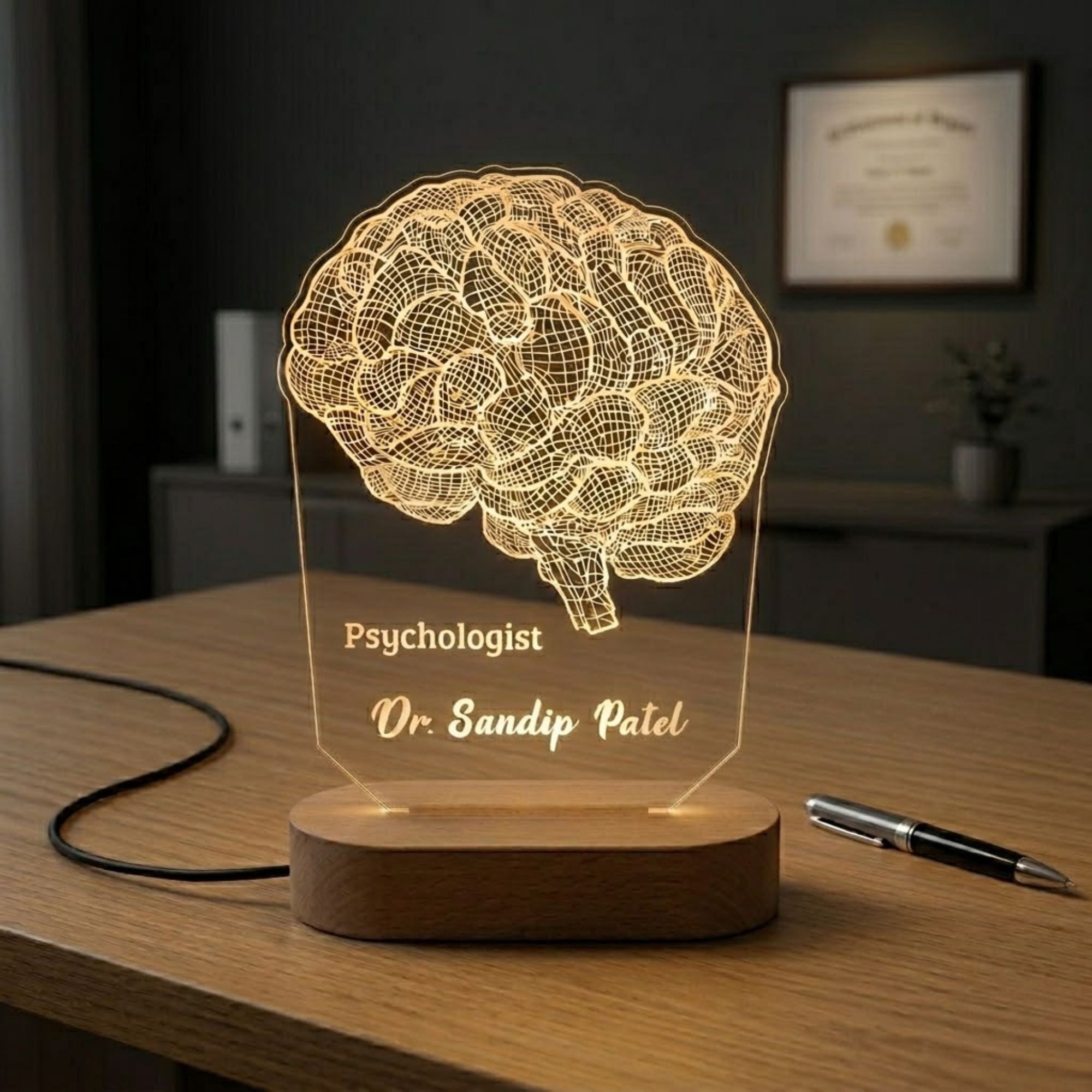 SHAYONA Personalized Night Light for Neurologist