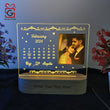 Shayona Customized/Personalized 3D Illusion Calendar Photo Frame With Name Date And Photo | Best wedding / Marriage anniversary Gift For Couple, Husband or Wife