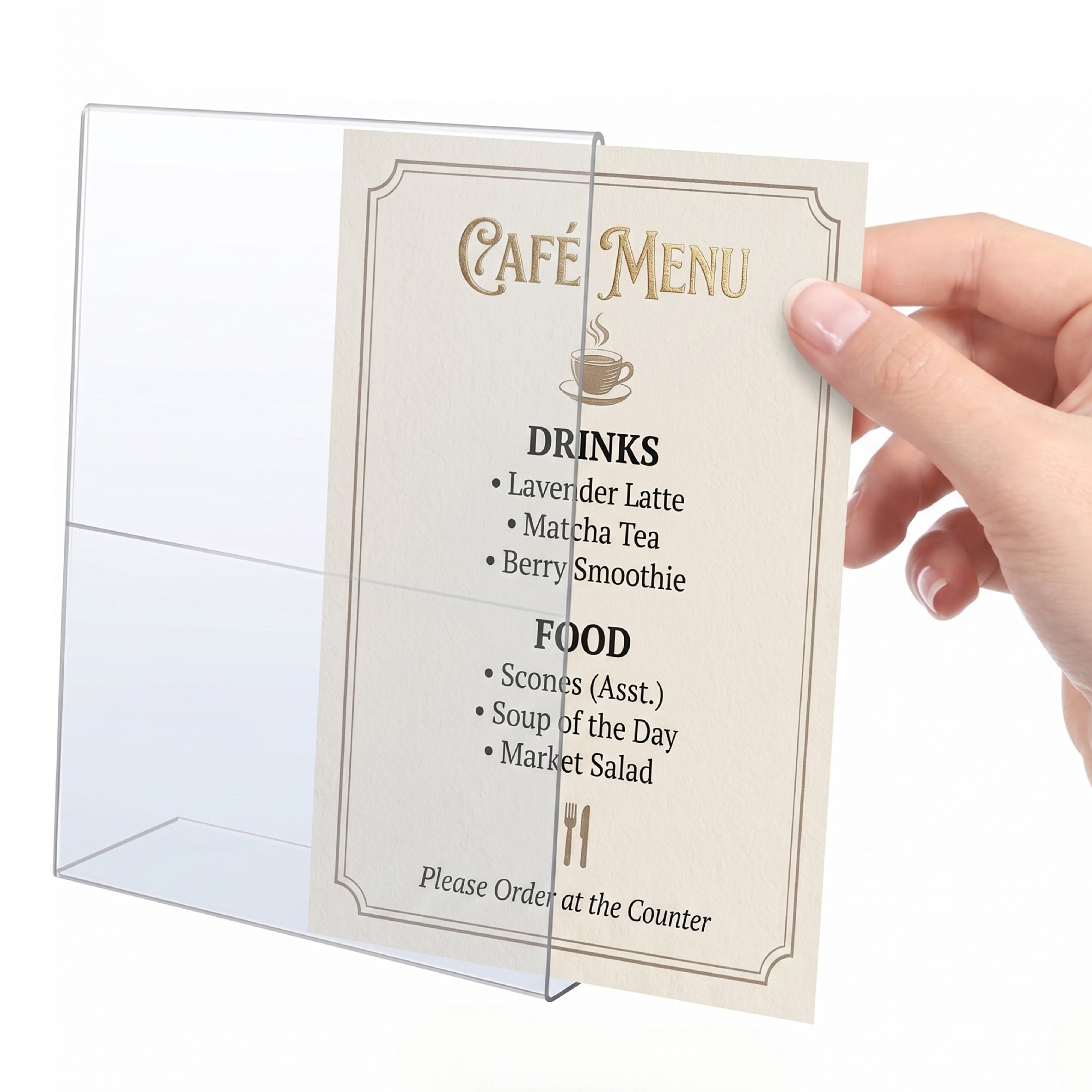Shayona Gift Shop-Acrylic holder 4x6-10 pcs Inch Acrylic Photo Frame Stand – 2mm Thick Transparent Tabletop Picture Display for Home, Office & Desk Decor