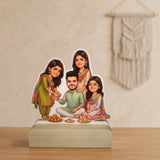 Shayona Gift Shop Title Options  Option 1 (SEO-Optimized): Personalized Rakshabandhan Brother & Sisters Caricature Tabletop Standee | Custom Photo Wooden Acrylic Rakhi Gift for Bhaiya & Behen
