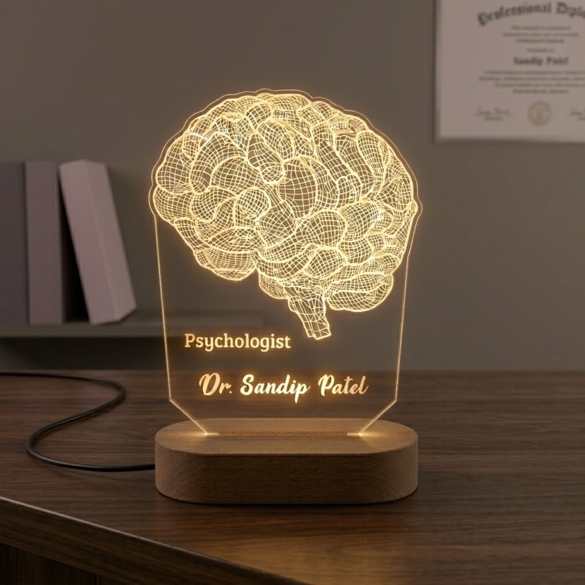 SHAYONA Personalized Night Light for Neurologist