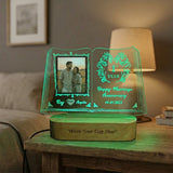 Shayona Gift Shop-Personalized LED Table Lamp for Couples| Customized Name , photo  Night Lamp for Wedding Marriage Anniversary| Wedding Return Couple Gift for Friend, Parents, Wife, Husband