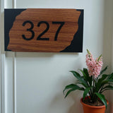 Personalized House Name Plate  | Custom Home Address & Family Name Sign | Modern Gate Plaque