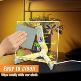 Shayona 3D Acrylic Writing Pad With Pen Message Board Rewritable Table Lamp For Study Led Light Office Home Decor Gift