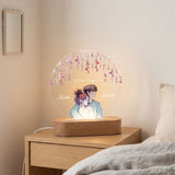 Shayona Gift Shop- Personalized Couple LED Night Lamp – Custom Names & Romantic Design with 'It Was Always You' Quote