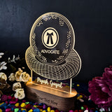 SHAYONA Personalized Advocate Logo Table Led lamp