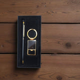 Shayona Premium gift 2-in-1 Gift Set – Elegant Pen & Metal Keychain in Luxury Box | Corporate & Personal Gifting Combo