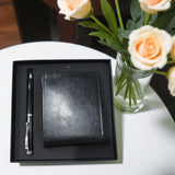 Shayona Premium gift 2-in-1 Gift Set – Leather Wallet & Elegant Pen in Luxury Box | Corporate & Personal Gift Combo