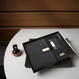 Shayona Premium 5-in-1 Executive Gift Set – Diary, Pen, Card Holder, Keychain– Luxury Corporate Gift Combo
