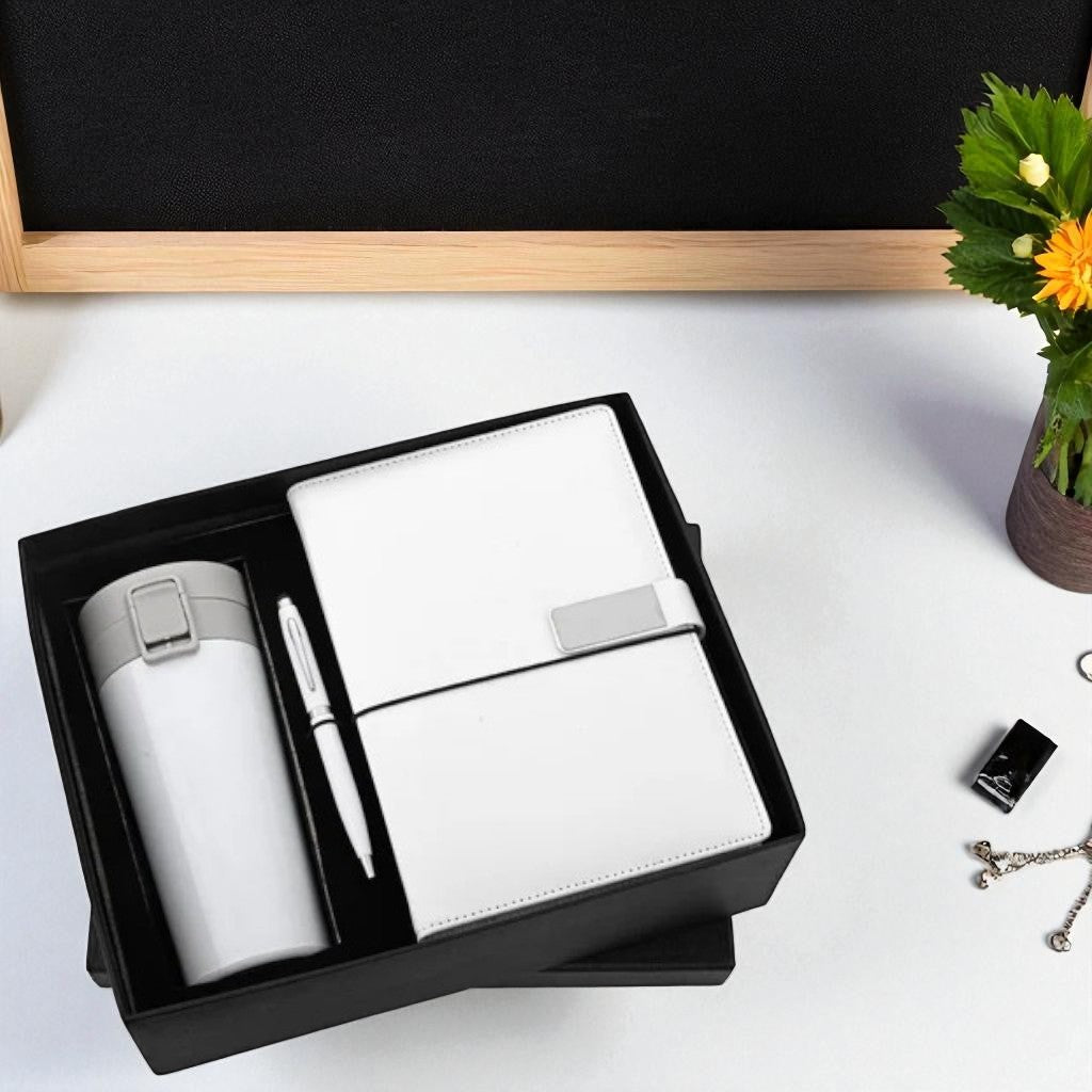 Shayona Premium 3-in-1 Corporate Gift Set – Diary, Pen & Bottle Combo in Luxury Box | Office, Business, Employee & Personal Gifting