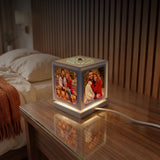 Shayona Gift Shop-Personalized Photo LED Table Lamp | Custom Couple Photo Night Lamp | Romantic Birthday, Anniversary & Wedding Gift for Husband, Wife, Boyfriend & Girlfriend