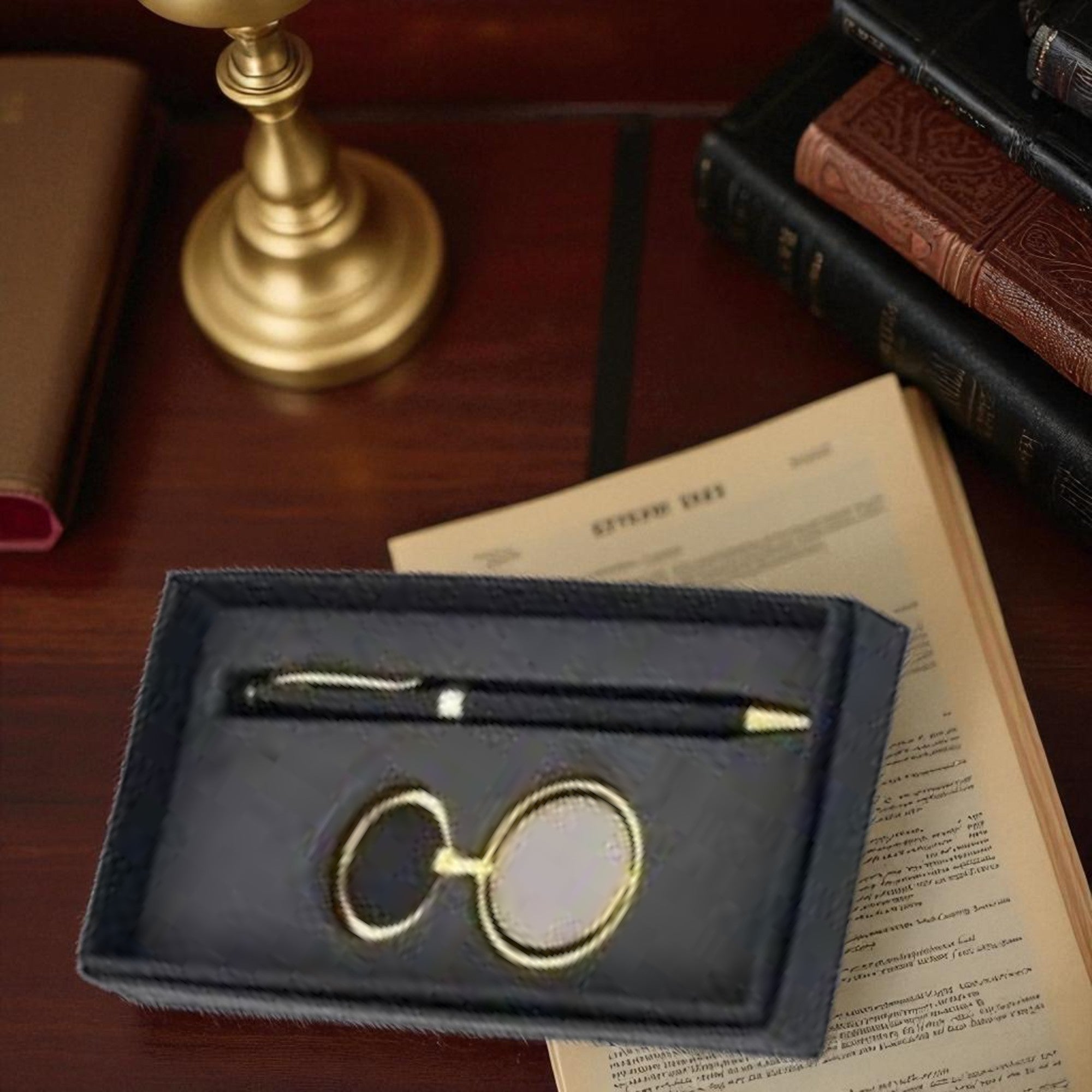 Shayona Premium Pen & Keychain Gift Set – Elegant Black & Gold Combo in Gift Box | Corporate, Office & Personal Gifting for Men & Women