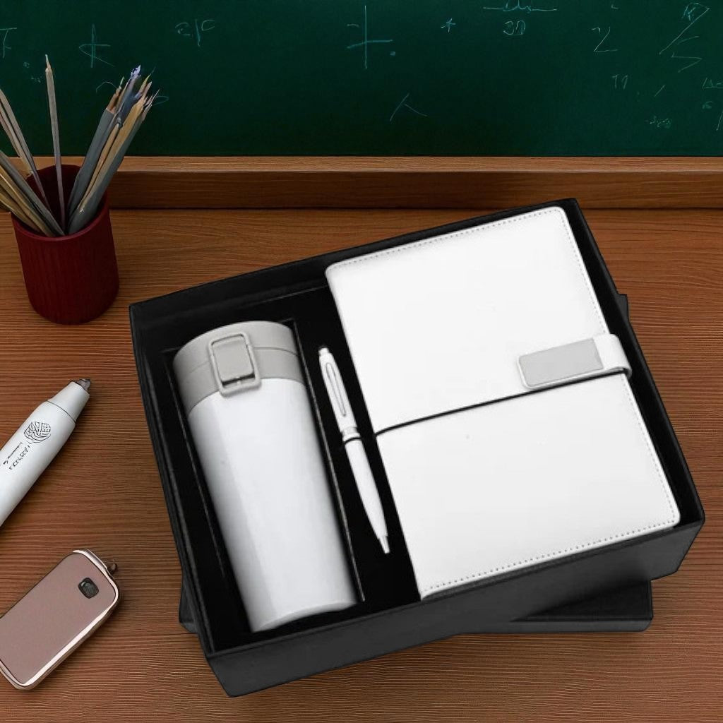 Shayona Premium 3-in-1 Corporate Gift Set – Diary, Pen & Bottle Combo in Luxury Box | Office, Business, Employee & Personal Gifting