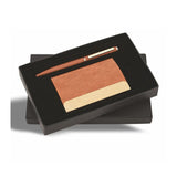 Shayona Luxury 2-in-1 Gift Set – Black Leather Wallet & Pen Combo in Premium Box | Corporate & Personal Gift
