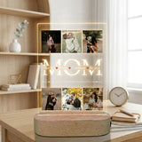 Shayona Gift Shop Custom Photo LED Night Light for Mom – Personalized Acrylic Lamp with Family Pictures & Names, Heartwarming Gift for Mother’s Day, Birthday or Home Decor
