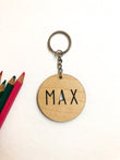 Shayona personalized Wooden  keychain-2