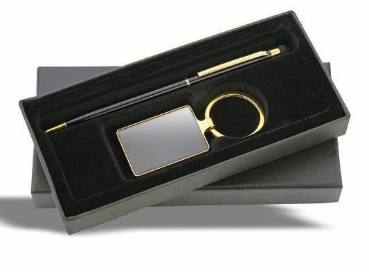 Shayona Premium gift 2-in-1 Gift Set – Elegant Pen & Metal Keychain in Luxury Box | Corporate & Personal Gifting Combo