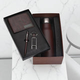 Shayona Luxury Corporate Gift Set for Men – Wallet, Stainless Steel Bottle, Pen & Keychain in Premium Box | Ideal for Birthday, Anniversary, Office & Festive Gifting