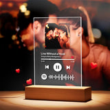 Couples Gift, Wedding Gift, Picture With Song