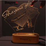 Personalised Lamp Gift for Her. Night Light Gift for Him.