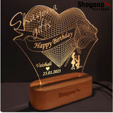 customizable 3D LED night light